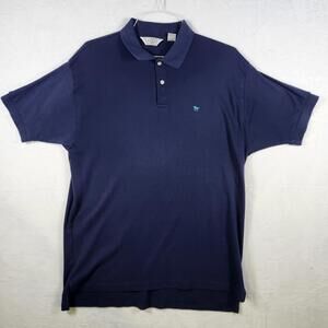 Vintage The Mens Store‎ At Sears Blue Polo Shirt Size XL